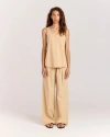 Romy Summer Tank In Tan