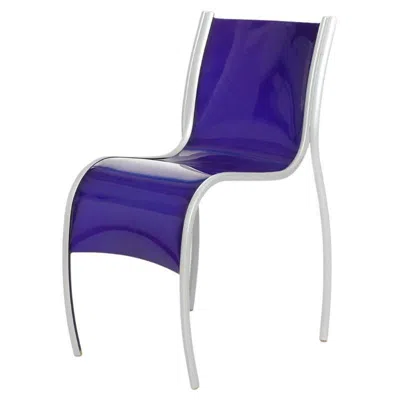 Pre-owned Ron Arad 1990s Vintage Kartell “fpe” Chair By  — Fantastic Plastic Elastic — Mid- In Purple