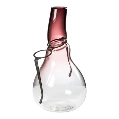 Pre-owned Ron Arad 21st Century Where Are My Glasses Xxl, Single Lens Vase In Multicolour In Transparent