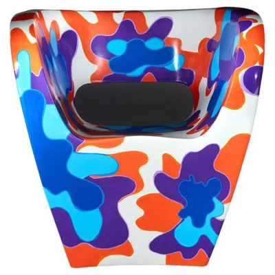 Pre-owned Ron Arad Pop - Little Albert Armchair By , Hand-painted, Signed Amane In Purple