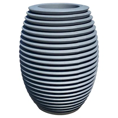 Pre-owned Ron Arad Serralunga Top Pot Hard Planter, Designed By . In Black