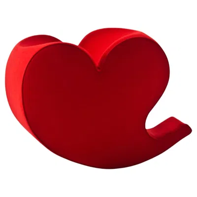 Pre-owned Ron Arad The Soft Heart Lounge Chair In Red,  For Moroso Italia, 1990s.