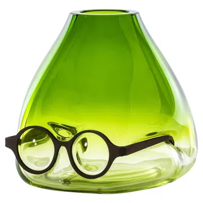 Pre-owned Ron Arad Venini Where Are My Glasses 777.50 Glass Vase, Erba -  - Damiani In Green