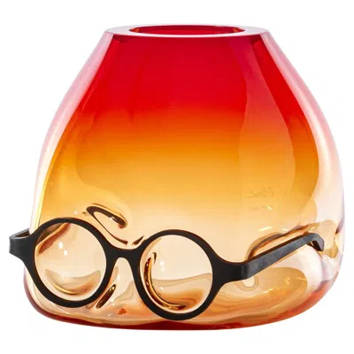 Pre-owned Ron Arad Venini Where Are My Glasses 777.50 Glass Vase, Red - Design  - Damiani