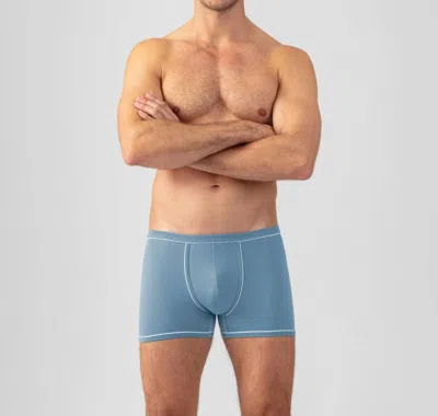 Ron Dorff Boxer Briefs With Piping In Atlantic Blue