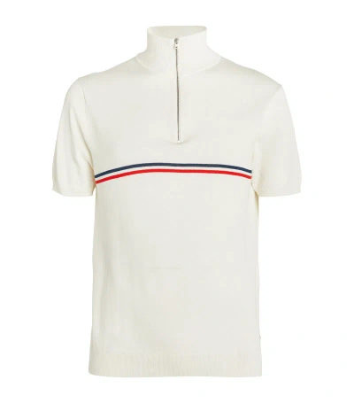 Ron Dorff Cotton-silk Polo Shirt In White
