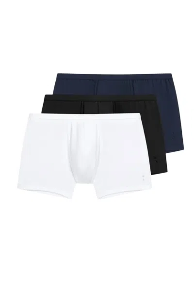 Ron Dorff Men's Boxer Briefs Weekend Kit Set In Navy/white/black In Multi