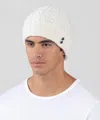 RON DORFF MEN'S TELEMARK BEANIE IN OFF WHITE