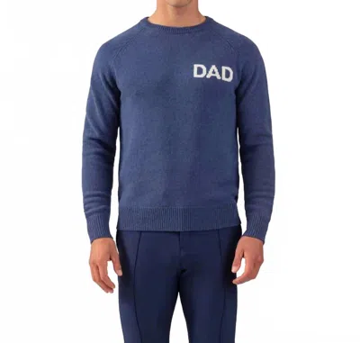Ron Dorff Merinos Wool Sweater In Skyfall In Blue
