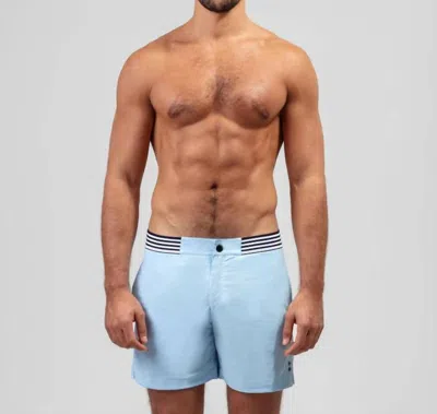 Ron Dorff Urban Pull-on Swim Shorts In Morning Blue