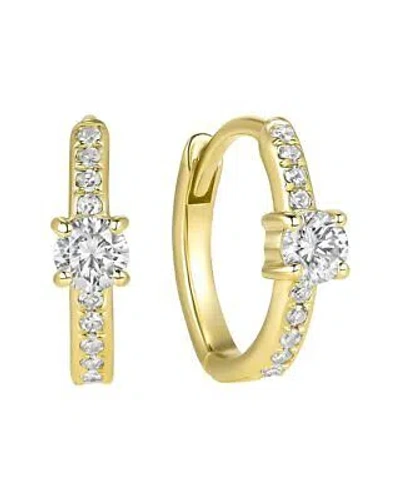Pre-owned Ron Hami 14k 0.25 Ct. Tw. Diamond Huggie Earrings Women's