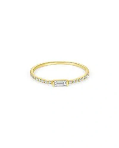 Pre-owned Ron Hami 14k 0.25 Ct. Tw. Diamond Stackable Ring Women's 7