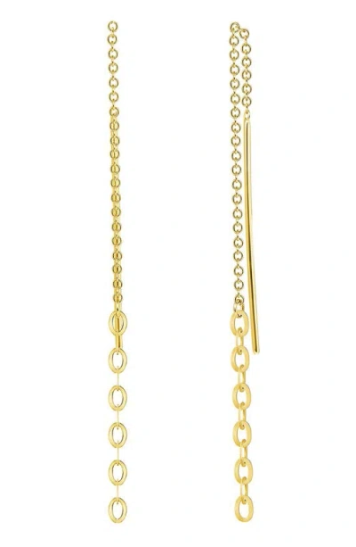 Ron Hami 14k Gold Chain Link Threader Earrings