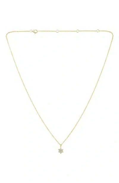 Ron Hami Pavé Diamond Star Of David Pendant Necklace In 14k Yellow Gold