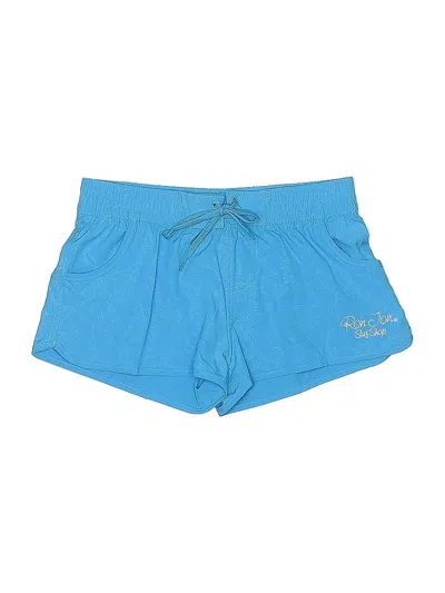 Pre-owned Ron Jon Surf Shop Athletic Shorts In Blue