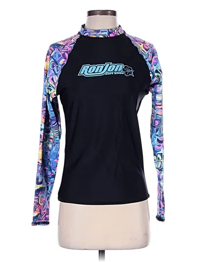 Pre-owned Ron Jon Surf Shop Rash Guard In Black
