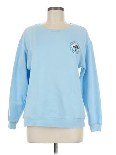 Pre-owned Ron Jon Surf Shop Sweatshirt In Blue