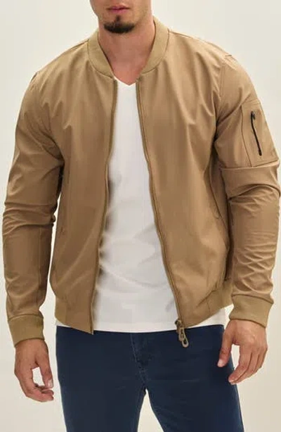 Ron Tomson Bomber Jacket In Brown
