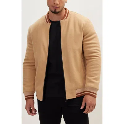 Ron Tomson Bomber Jacket In Brown