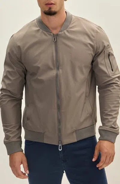Ron Tomson Bomber Jacket In Gray