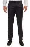 Ron Tomson Classic Tuxedo Pants In Black