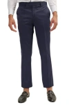Ron Tomson Classic Tuxedo Pants In Navy