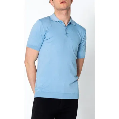 Ron Tomson Lightweight Tonal Button Polo In Multi