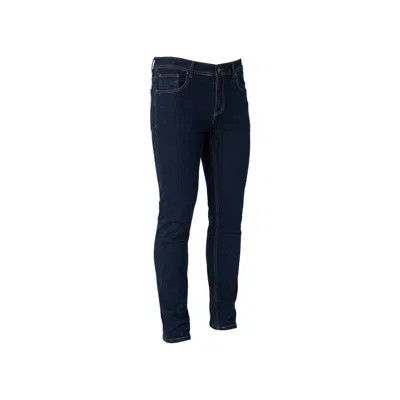 Ron Tomson Men's Blue Tapered Stretch Jeans - Navy