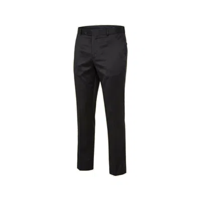 Ron Tomson Men's Classic Tuxedo Pants - Black Shine In Purple