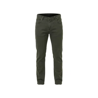 Ron Tomson Men's Green Super Soft 5-pocket Style Pants - Khaki