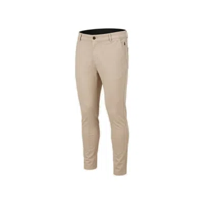 Ron Tomson Men's Neutrals Tapered Casual Wear Pants - Beige In Brown