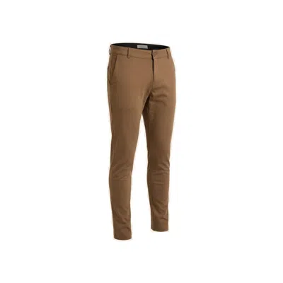 Ron Tomson Men's Neutrals Tapered Casual Wear Pants - Camel In Brown