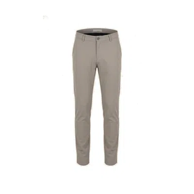 Ron Tomson Men's Neutrals Tapered Casual Wear Pants - Sand In Gray