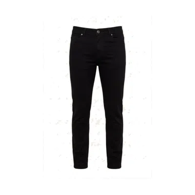 Ron Tomson Men's Super Soft 5-pocket Style Pants - Jet Black