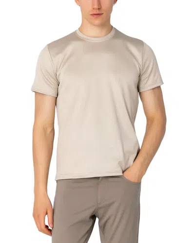 Ron Tomson Muscle Fit Crew Neck T-shirt In Neutral