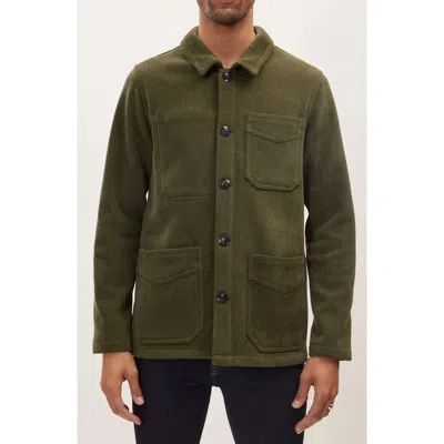 Ron Tomson Relaxed Corduroy Utility Jacket In Green