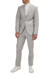 Ron Tomson Super 120s Merino Wool Tuxedo Jacket In Smoke