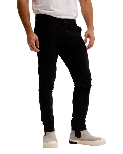 Ron Tomson Tapered Casual Wear Pant In Black