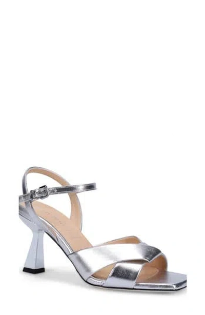 Ron White Ainsley Ankle Strap Sandal In Silver