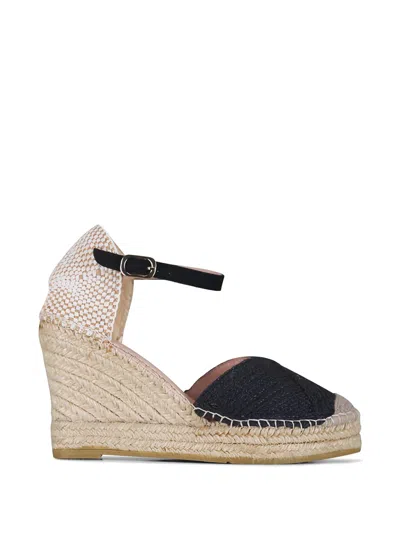 Ron White Alina Wedge-heel Espadrilles In Black