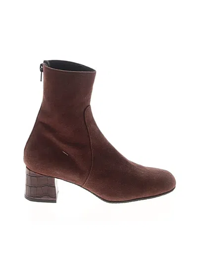 Pre-owned Ron White Ankle Boots In Brown