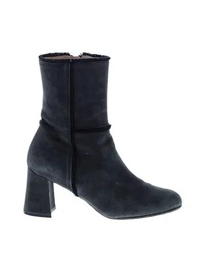 Pre-owned Ron White Ankle Boots In Gray