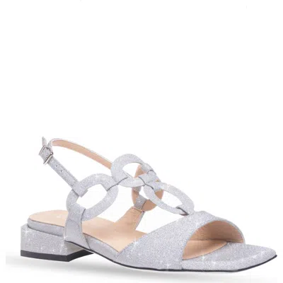 Ron White Beverly Glitter Sandal In Denim