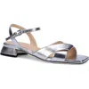 Ron White Brenna Ankle Strap Sandal In Silver