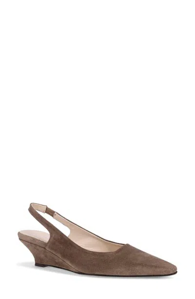 Ron White Bryne Pointed Toe Slingback Pump In Antelope