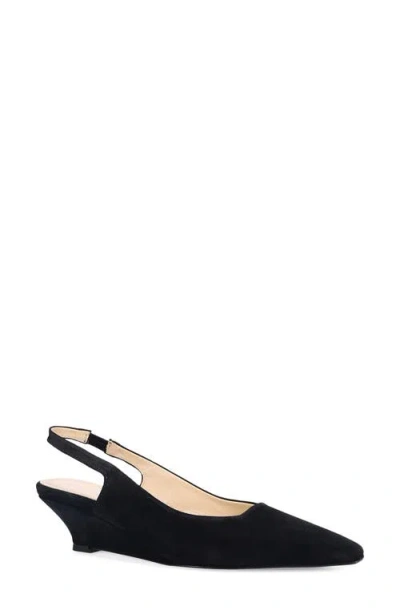 Ron White Bryne Pointed Toe Slingback Pump In Black