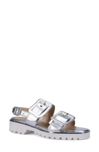 Ron White Callie Slingback Sandal In Silver