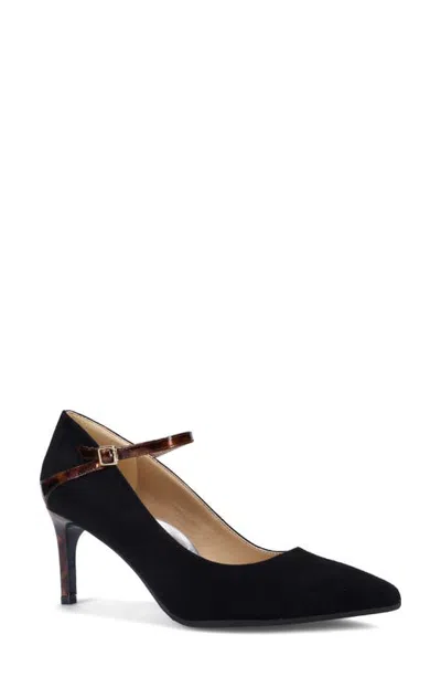 Ron White Caroline Mary Jane Pointed Toe Pump In Black