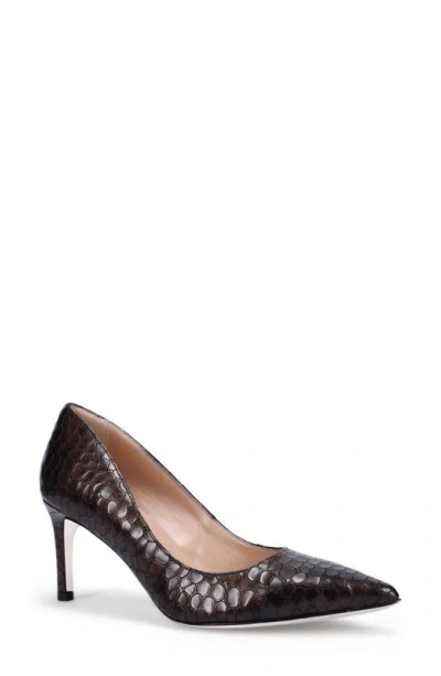 Ron White Cindy Lou Pointed Toe Pump In Chocolate