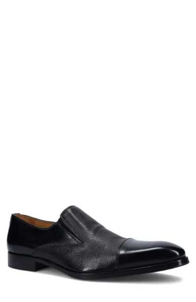 Ron White Elvan Weatherproof Cap Toe Loafer In Black